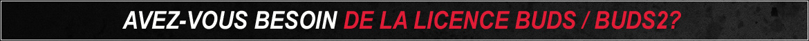 Need BUDS/BUDS2 License